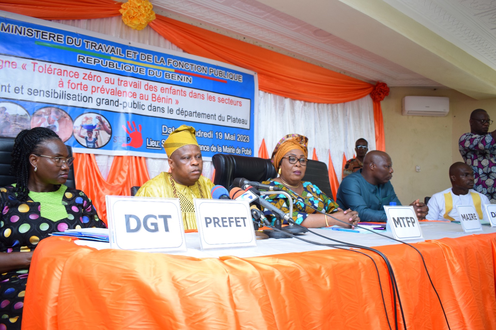 Campagne « Tolérance zéro au travail des enfants dans les secteurs à forte prévalence du Bénin »