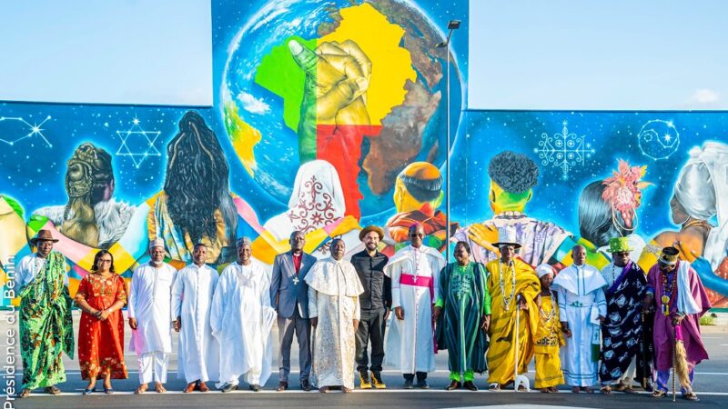 Nouvelle fresque murale à Cotonou : A la découverte de « Coexistence »