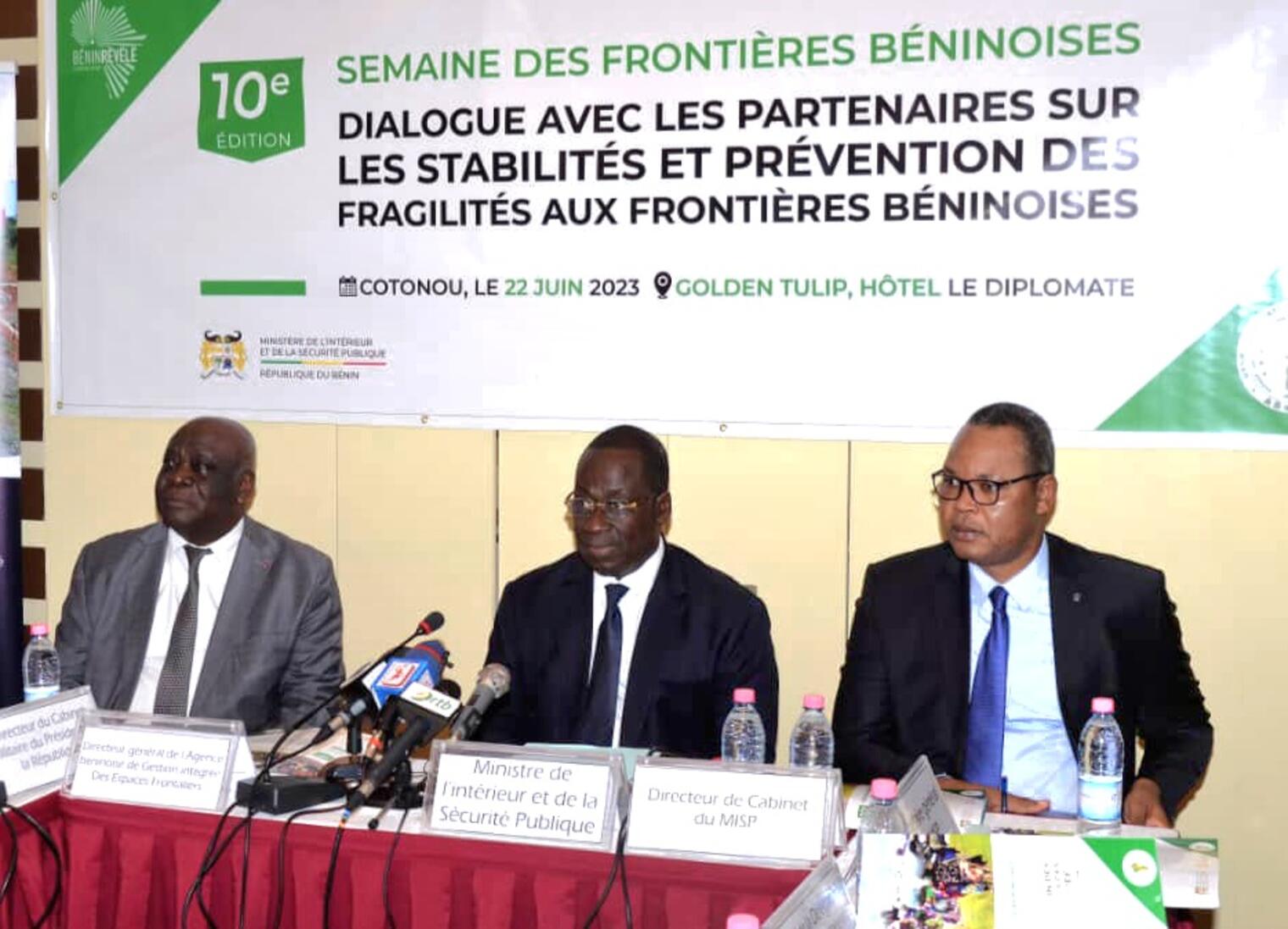 Prévention des fragilités aux frontières : Dialogue entre le Bénin et partenaires