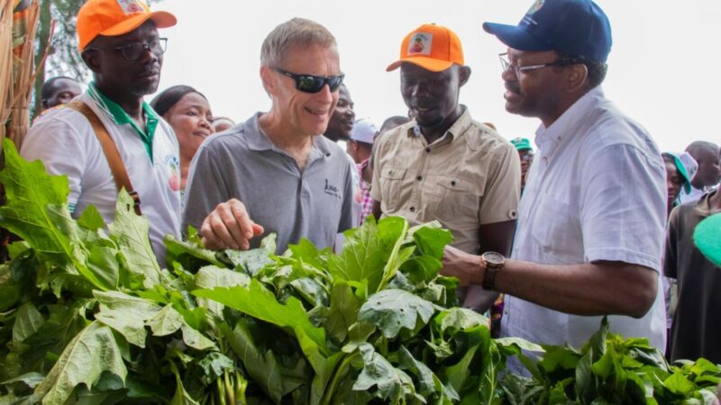 Sécurité alimentaire et nutrition : Donal BROWN constate les réalisations du Fida