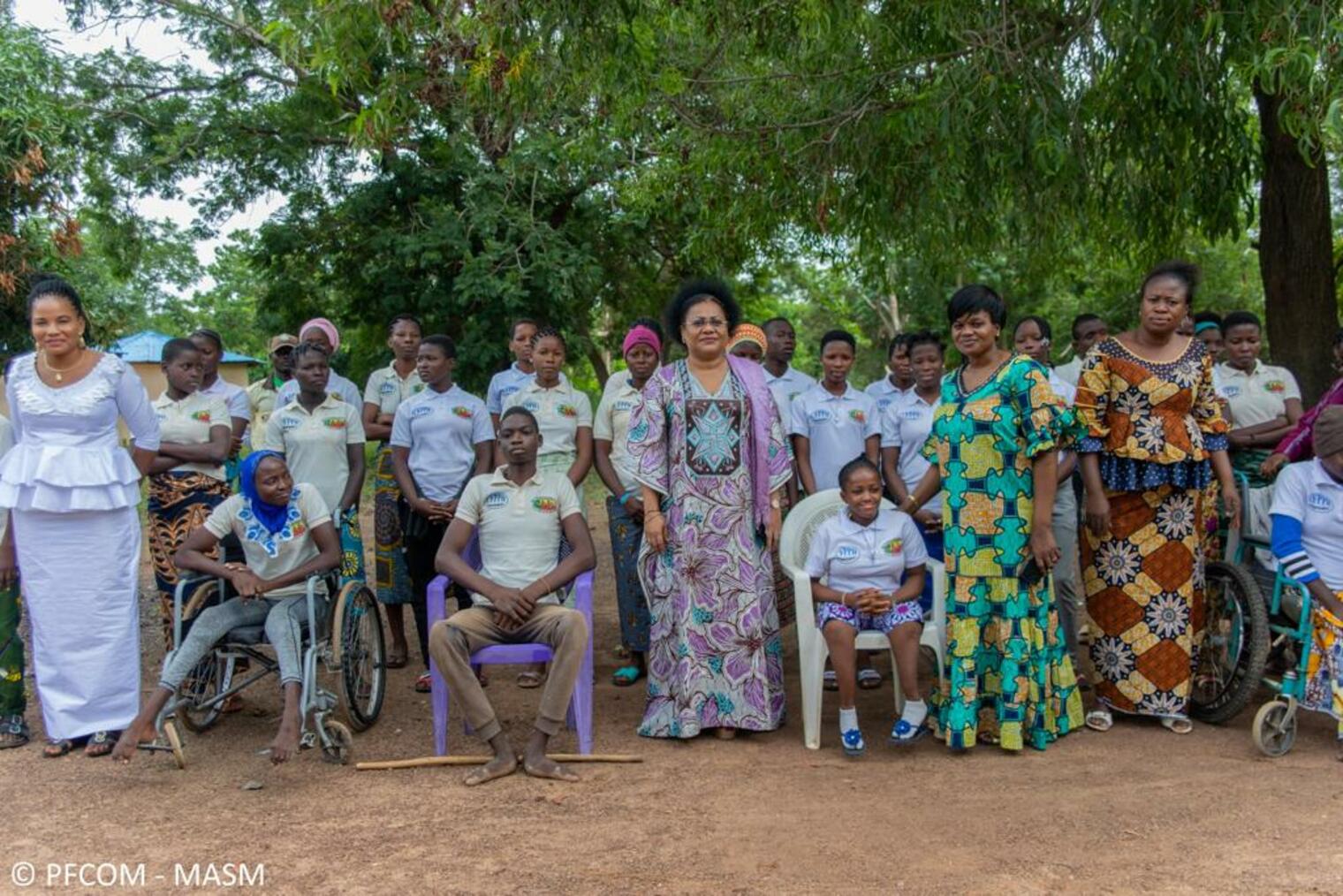 Formation professionnelle des personnes handicapées : la ministre Tognifodé s’assure de la qualité