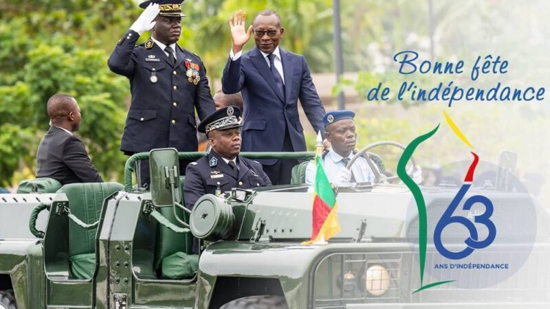 Célébration de la fête de l’indépendance : Défilé militaire à la place de l’Amazone à Cotonou