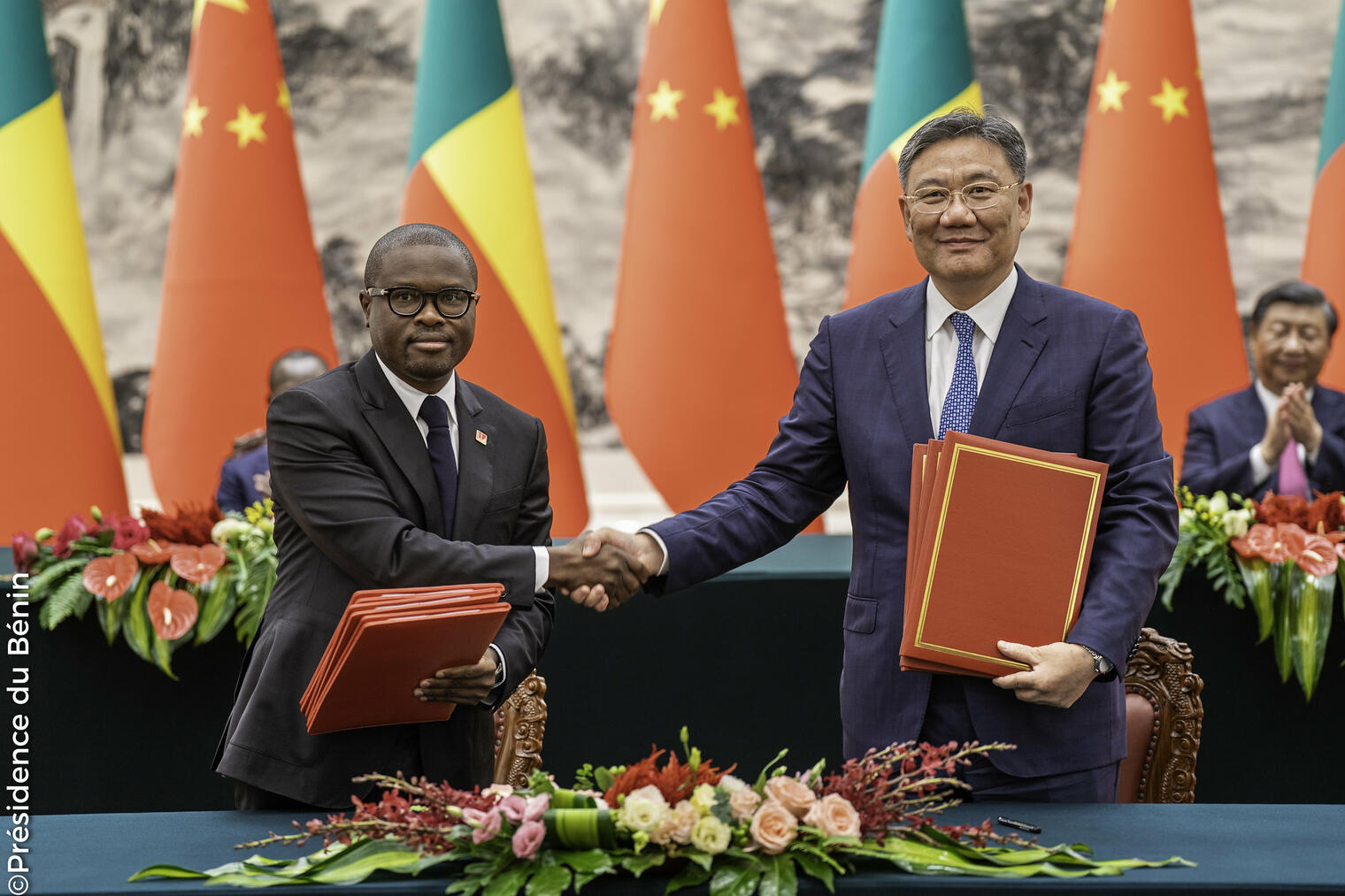 Visite d’État de Patrice Talon en Chine : 13 Accords de coopération signés