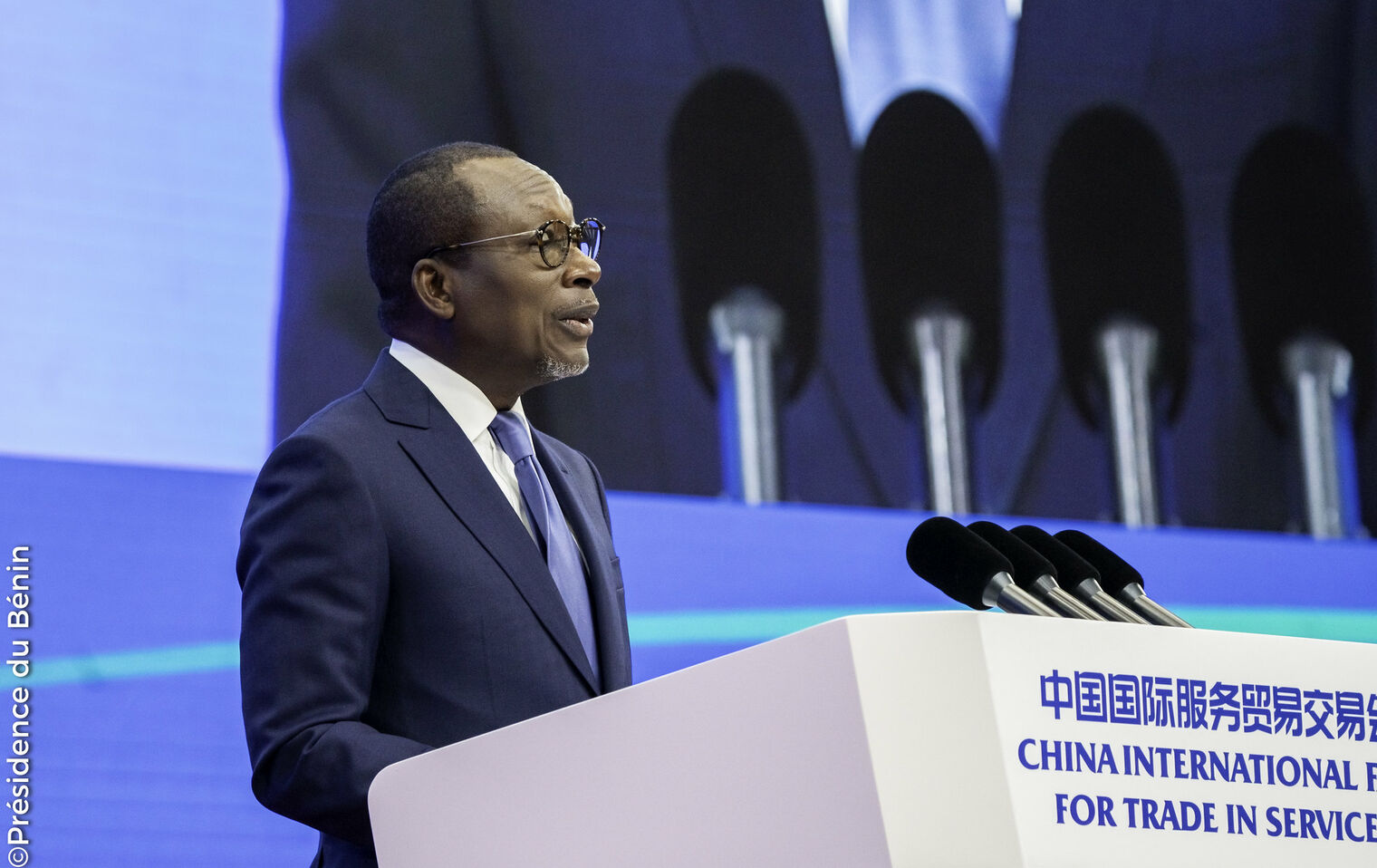 Salon international du commerce des services de Chine : Les grands axes de l’intervention de Patrice Talon