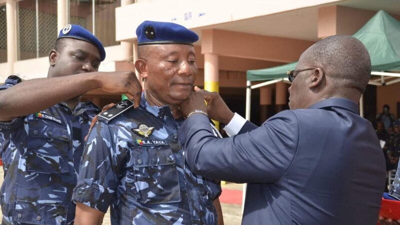 Police Républicaine : Soumaïla Yaya porte ses nouveaux galons