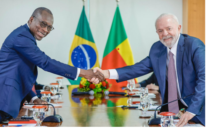 Diplomatie : Patrice Talon échange avec Luiz Lula da Silva