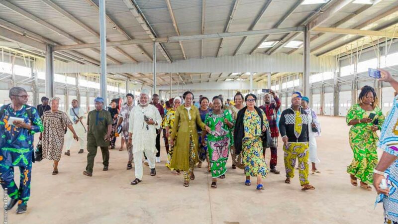 Marché de Gros d’Abomey-Calavi : Des marchands de Dantokpa visite le site