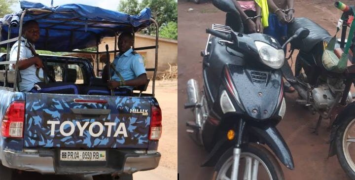 Djougou : Démantèlement d’un réseau de vol et recel de motos