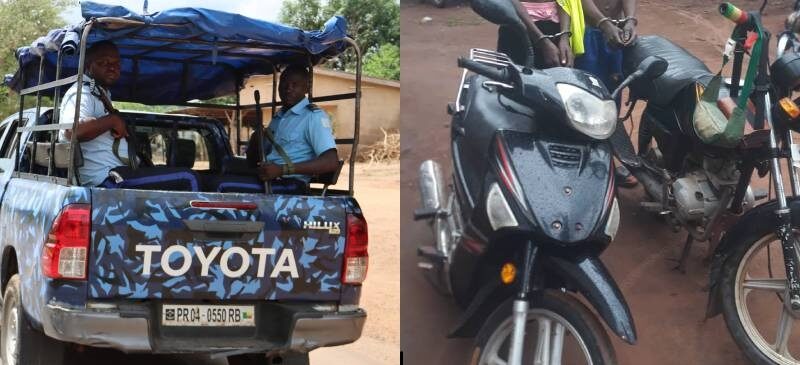 Djougou : Démantèlement d’un réseau de vol et recel de motos