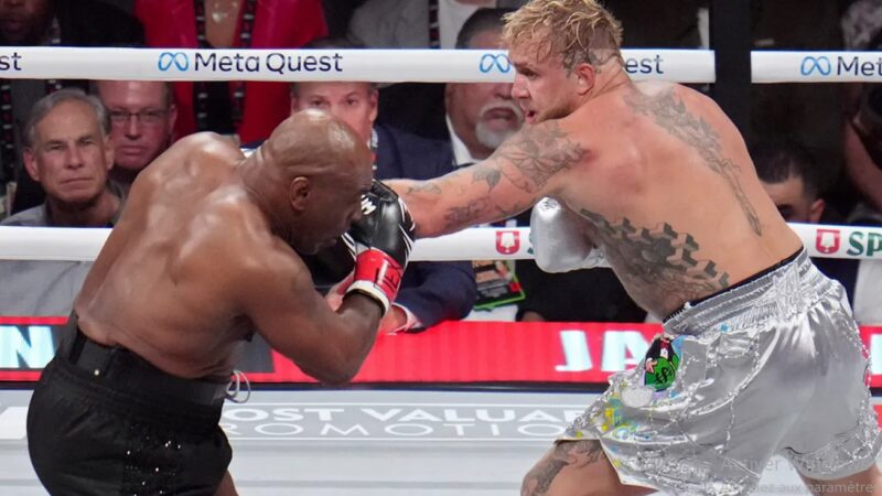 Boxe: Le vétéran Mike Tyson battu par Jake Paul