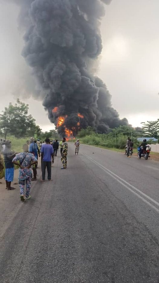 Incendie après l’explosion d’un véhicule de carburant : L’essence kpayo cause de nouveaux dégâts